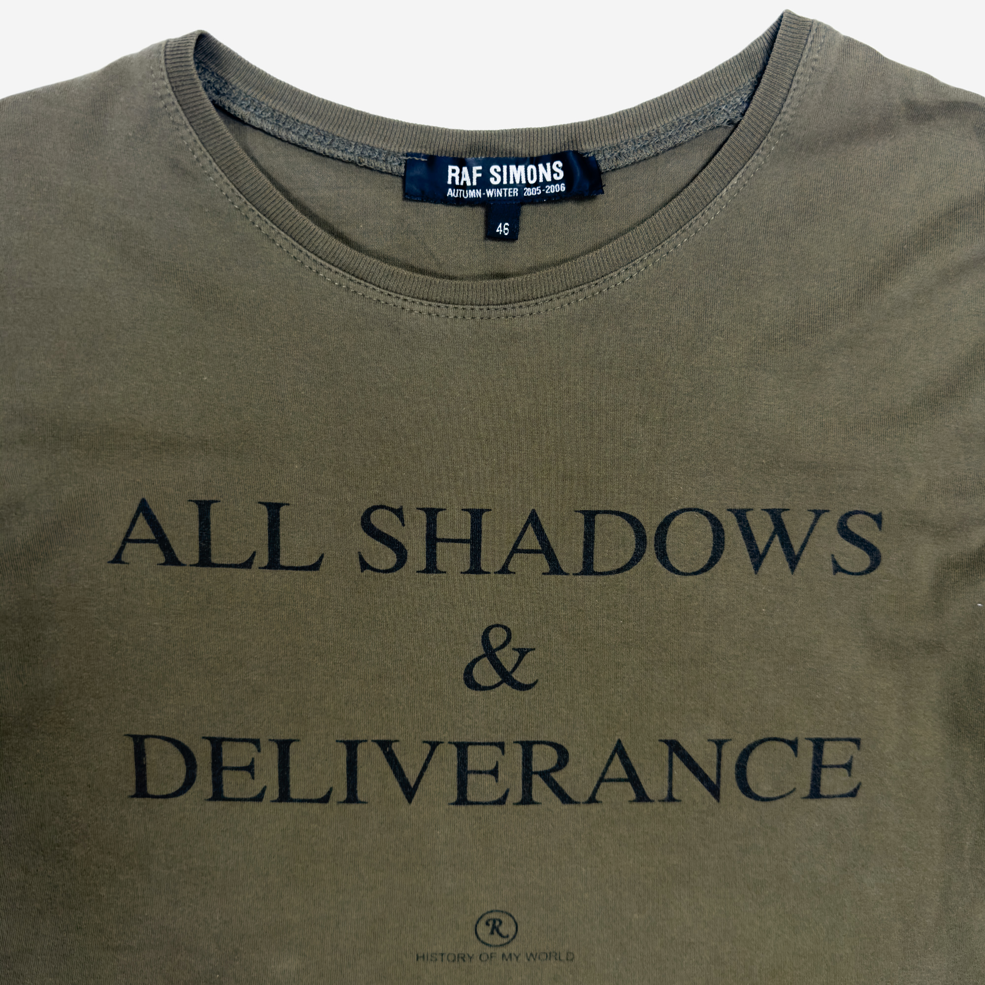 Raf Simons AW05 History Of My World Long Sleeve | CLD Collective